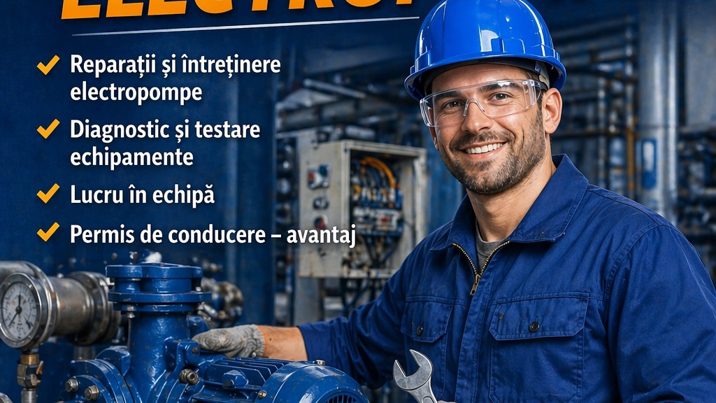 Tehnician reparații electropompe